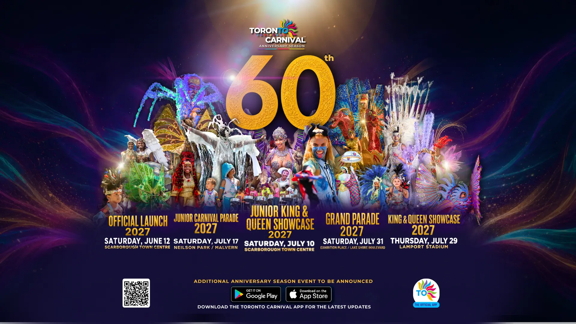Toronto carnival 2027 anniversary 60