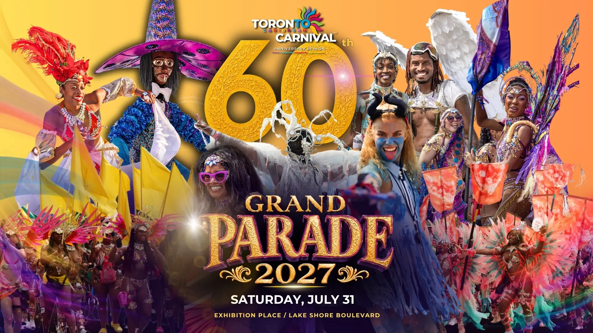 Toronto Caribbean Carnival 2027: Key Dates for the 60th Anniversary Season