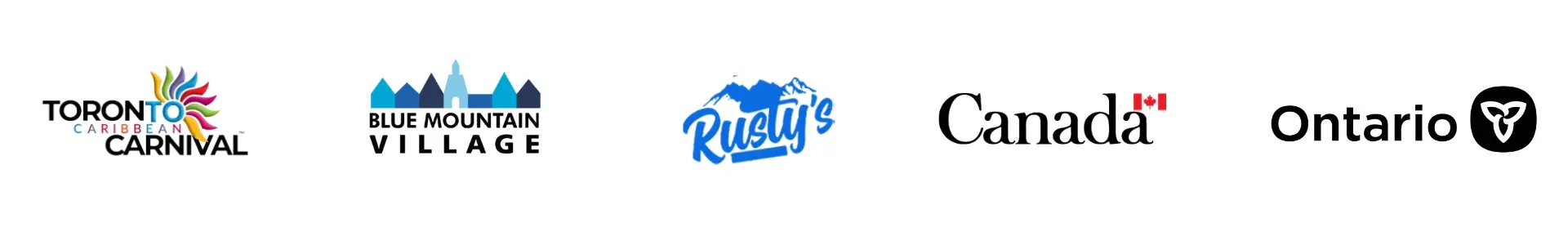 sponsors Blue Mountain Caribbean Winterfest partner logos